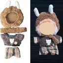Doll Clothes - Compatible with LBB 5.91-6.7inch(15-17cm) Dolls as Accessories Only, Premium Dolls Outfit with Accessories, Hand Crocheted Hat, Sweaters, Bag 13