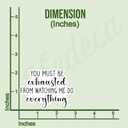 (3pcs) You Must Be Exausted from Watching Me Do Everything Sticker Funny Sayings Quotes Humorous Vinyl Decal for Tumbler Laptop Tablet Water Bottles Books Phone - Size 3x2.2 Inches