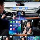 Carplay Baby Car Camera Monitor for Wireless Backseat Baby Monitor para Bebes Carro Babycam Easy Install Plug & Play 1080p HD Split Screen Navigation for Parents & Pet Owners Safety Infants