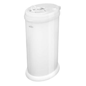 Ubbi Steel Diaper Pail, Odor Locking, No Special Bag Required, Award-Winning, Registry Must-Have, White
