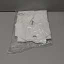 COOFANDY Mens Short Sleeve Dress Shirts Wrinkle Free Button Down Shirts Stain Shield Shirts with Pocket (X-Large, White)