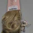 youngways Claw Clip Short Ponytail Messy Bun Hair Piece Bendable Hair Branch Extensions Fluffy Wavy Curly Synthetic Versatile Sunny Blonde Hairpieces
