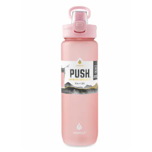 Manna™ Push™ Plastic Bottle Pink, 39oz