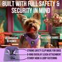 EcoBark Premium Quality Step in Dog Harness - Teacup Dog Harnesses - Perfect Puppy Harness - Luxury Soft Mesh Step in Vest - No Pull Mini Body Halter - Toy Breed Harnesses (XXXS, Lavender)