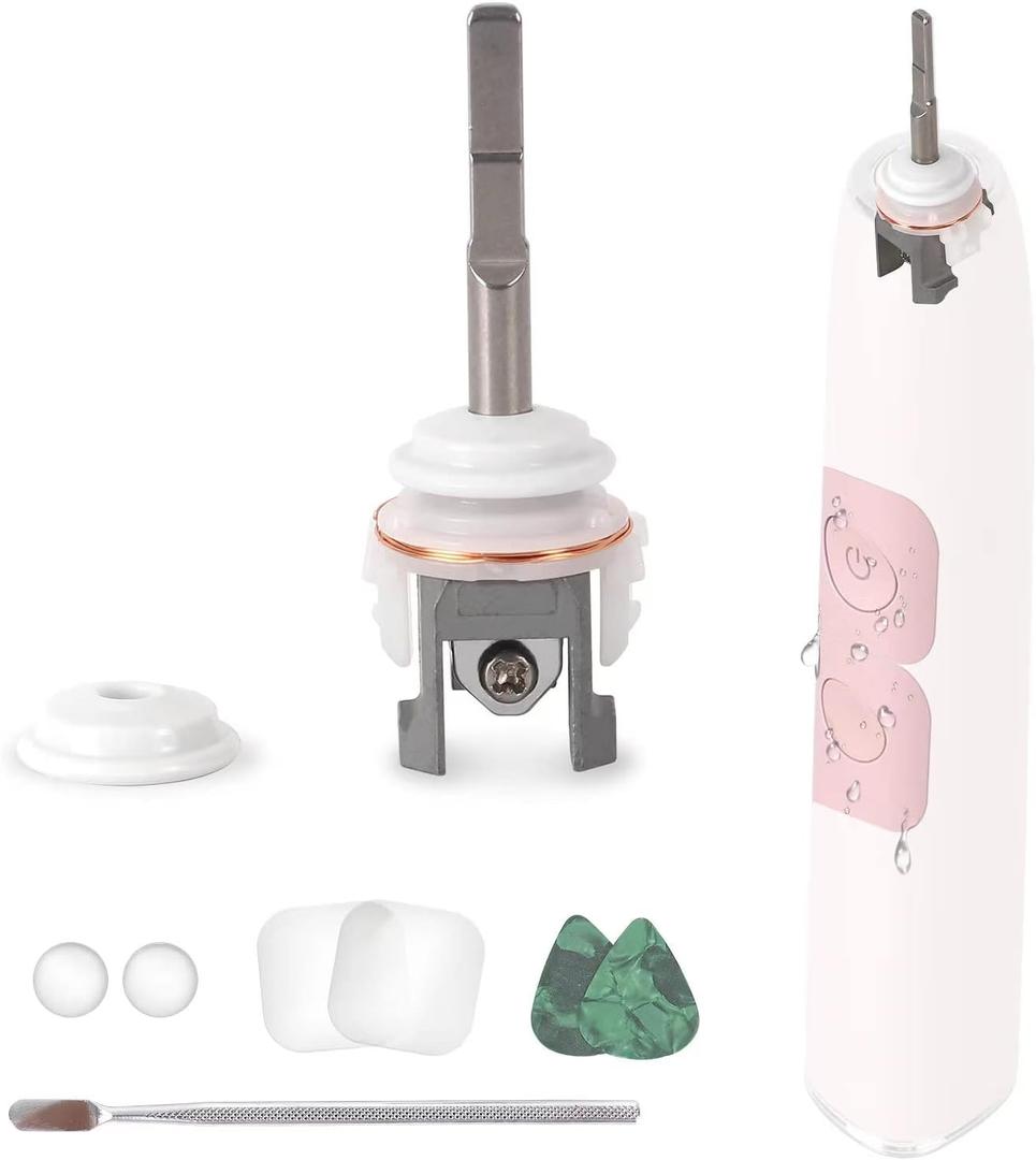 Upgraded Electric Toothbrush Metal Shaft Link Rod Compatible with Philips Sonicare Replacement Parts HX99 HX68 HX75 HX96 Connecting Rod with Waterproof Rubber Seal Upgraded Electric Toothbrush Metal Shaft Link Rod Compatible with Philips Sonicare Replacement Parts HX99 HX68 HX75 HX96 Connecting Rod with Waterproof Rubber Seal