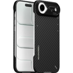 Aulumu A17 Aramid Fiber iPhone Air Case | 1500D Ultra Slim Woven | CoolHyper Real Cooling | Compatible with MagSafe, Black
