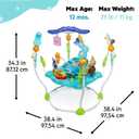 Bright Starts Disney Baby Finding Nemo Sea of Activities Baby Activity Center Jumper with Interactive Toys, Lights, Songs & Sounds, 6-12 Months (Blue)