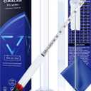 CIMALAB Hydrometer Alcohol Meter Kit, Hydrometer Alcohol 0-200 Proof & Tralle with Hydrometer Test Jar, Alcohol Proof Tester Hydrometer, Alcohol Tester for Liquor/Moonshine/Spirits/Proofing/Distilled