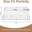 CTXBG2814 Crosstown Stainless Steel Basin Rack 28-1/4" x 14-1/4" - Durable Sink Grid for Elkay ECTRU30169RTFCW Sink Model
