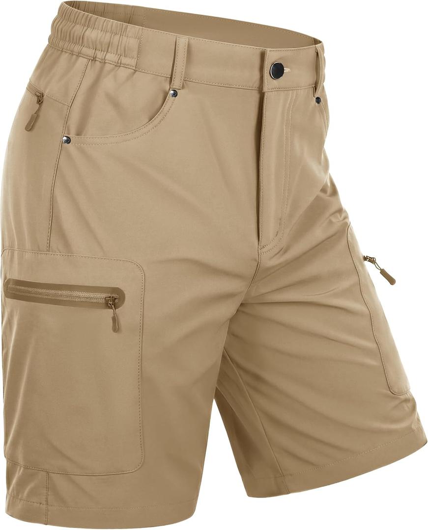 MAGCOMSEN Hiking Cargo Shorts for Men Quick Dry Lightweight Outdoor Golf