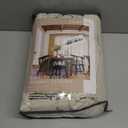 Flax Linen 86 Inches Long Curtains 2 Panels Set Pinch Pleated Thick Linen Drapes for Living Room Bedroom Pinch Pleat Back Tab Light Filtering Boho Farmhouse Beige Tan Window Curtains 86 Inch Length