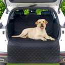 SUV Cargo Liner for Dog Car Seat Cover Waterproof Pet Cargo Cover Nonslip Dog Seat Cover with Bumper Flap Protector for SUV Trunk Sedans Vans70L*40W