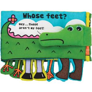 Melissa & Doug Soft Activity Baby Book - Whose Feet?