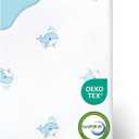 GOODFINDS Pack and Play Mattress, 38"x26"x3" Soft & Firm Memory Foam Pack N Play Mattresses, 3 Inch Thick Baby Memory Foam Mattress for Pack and Play with Removable Cover (White Pad 01)