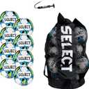 SELECT Club Soccer Ball (4, White/Blue V22 - 8-Ball Pack)