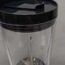 Mueller Smoothie Blender for Smoothies - Personal Blender for Shakes, Frozen Drinks, Baby Food & More, 15oz Travel Cup and Lid, Durable Stainless Steel Blades for Powerful Blending Performance, Black