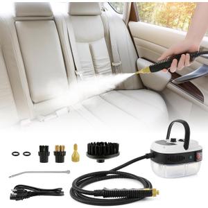 BEAMNOVA 2500W Car Steamer for Auto Detailing, High Pressure Handheld Steam Cleaner with Water Container, Portable Electric Steam Cleaning Machine