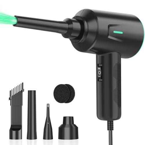 Meudeen Air Duster - Electric Air Blower - 5.74oz High Power Cleaning for Computer - PC - 2 Gear Compressed Air