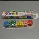 Zartores Montessori Toys for 1 2 3 Year Old Boys Girls Gifts, Wooden Shape Sorter Toys for Ages 2-4, Toddler Learning Toy Puzzles Birthday Gift Ages 1-3