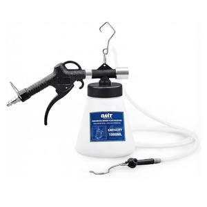 Orion Motor Tech Pneumatic Brake Bleeder Kit, 1.06 qt. Brake Fluid Bleeder Kit with 8 Master Cylinder Adapters, 1L Vacuum Brake Bleeder Set for One Person Brake Bleeding Automotive Fluid Extraction