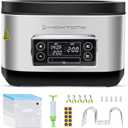Sous Vide, 8 Quart Sous Vide Precision Cooker, 3D Water Circulation
All-in-One Design, Digital Display with Accurate Temperature and Time Control, Suveed Cooking Machine with Vacuum Bags + Pump