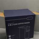 SHARDOR Single Serve Coffee Maker 2.0, Hot and Iced Coffee Machine for K Cup Pods & Ground Coffee, 6 to 14 oz Brew Sizes, 50 oz Removable Water Tank, Bold Brew Setting, Stainless Steel, Black