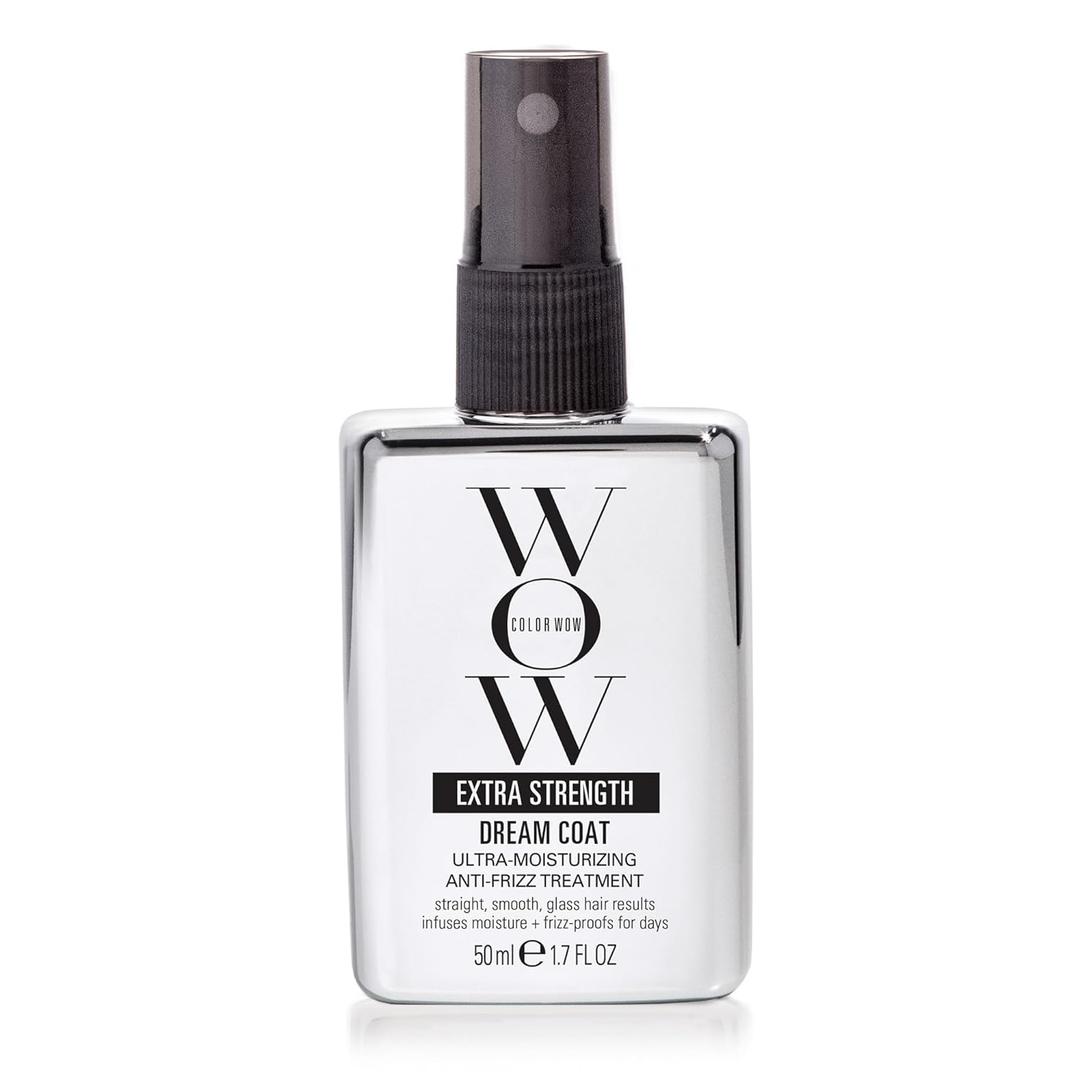COLOR WOW Dream Coat Anti-Humidity Treatment Spray  Anti-Frizz Hair Smoothing Spray with Built-in Heat Protectant, Award-Winning Leave In Treatment for Glassy Smooth, Shiny Styles up to 3-4 Washes
