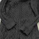 Saodimallsu Womens Cable Knit Mini Sweater Dress Turtleneck Fall Casual Chunky Long Sleeve Slimming Short Dresses Black, Size L