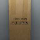 Slide Transfer Board with Track Pulley & 360 Turntable, Heavy-Duty Sliding Board, 500 lb Capacity, Wooden Transfer Aid for Seniors & Disabled, Bed, Wheelchair, Car & Toilet, 31.5 x 11 x 1 in