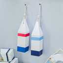 BESTOYARD Fishing Marker Buoys Floating Fish Label Ornament 2.75X2.75X10.23 Inch Nautical Buoy Decor for Mediterranean Style Wall and Window Hanging Beach Theme Home Decoration