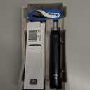 Oral-B Rechargeable Electric Toothbrush, iO2 Starter Kit, 3 Cleaning Modes, Automatic Pressure Sensor to Protect Gums, 2 Brush Heads, Night Black