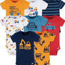Onesies Brand baby-boys 8-pack Short Sleeve Mix & Match Bodysuits 0-3