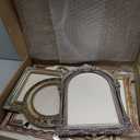 Xuhal 10 Pcs Gold Vintage Picture Frames for Wall, Flat Printed Patterns, Ornate Vintage Farmhouse Photo Frame Multi Sizes, Antique French Country Wall Art for Gallery Bedroom Living Room Home Decor