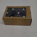 Pooqla Decorative Led Light Up Number Letters, Black Plastic Marquee Number Lights Sign for 18th Birthday Party Wedding Decor Battery Operated Black Decoration 18