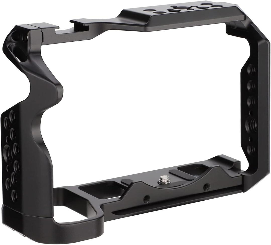 Leftfoto S5 Camera Cage for Panasonic S5 Camera Protection Frame Rig with Arca Base,Video Cage for Vlog Video Shooting