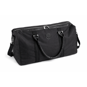 Hit Promo Arc Black Duffle Bag – Large Travel & Gym Weekender Bag with Zipper Closure, Shoulder Strap & Carry Handles