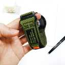 Soft Cloth Loop Wide Bands Compatible with Samsung Galaxy Watch 3 45mm Band/Galaxy Watch 46mm/Gear S3 Frontier, 22mm Sport Smart Watch Bands Adjustable Quick Release Straps for Women Men. (Green)