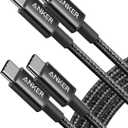 Anker USB C to USB C Cable, Type C 60W Fast Charging Cable (6FT, 5Pack) for iPhone 16 Series, iPad mini 6 and More (Black)