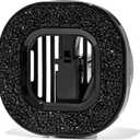 Scentportable Vent Visor Clip Black Jeweled Glitter