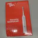 Sonic Electric Toothbrush for Adults with 5 Toothbrush Replacement Heads, 3 Brushing Modes & 2 Minutes Built-in Timer, Travel Toothbrushes with Inductive Charging, Rechargeable toothbrush | White