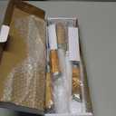 HOSHANHO Knife Set with Block 7-Piece, Professional 67-layer Damascus Super Steel Kitchen Knife Sets for Cooking, Ultra Sharp Knife Set with Sharpener