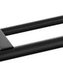Miyili Matte Black Double Bath Towel Bar 36-Inch Stainless Steel Hand Towel Rack for Bathroom Wall Mount, A02B90B