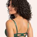 Smart & Sexy Women's Signature Lace Push-up Bra - Perfect for Seeking Effortless Style and Comfort (Green, M)