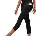 FULLSOFT Capri Leggings with Pockets High Waisted Capri Leggings for Women Workout Yoga Pants Capris, No Size