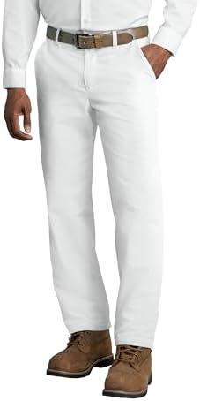 Red Kap Men's Wrinkle-Free Regular Fit Twill Blend Work Pants, Size 34
