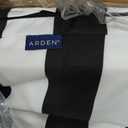 Arden Foam Outdoor Dining Seat Cushion KIt, 19 x 19, Made with ProFoam, Rain-Proof, Fade Resistant, Black Cabana Stripe