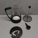 Bodum 51oz Brazil French Press Coffee Maker, High-Heat Borosilicate Glass, Black - Made in Portugal