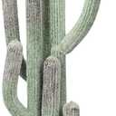 Artificial Cactus 51 Inch Tall Faux Cactus Plant with Black Planter Realistic Faux Plants 4.3Ft Cactus Plant Indoor Outdoor Fake Cactus Tree for Home Office