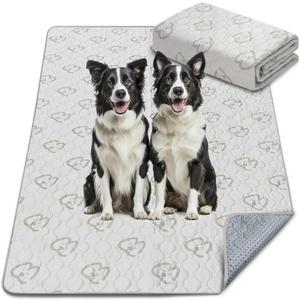 FXW Washable Pee Pads for Dogs, Puppy Pads with Super Absorbent, Specifically Designed for 48inch Cages, Rectangle, 47" x 29", 1 Pack