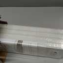 Ceiling Curtain Track Set - Dual Track Ceiling Mount 10ft, Heavy-Duty Double Track Rails with Silent Slides, Room Divider Double Track System, Includes Hooks/Clips/Brackets, White